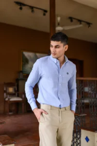 Ocean Breeze Blue Shirt